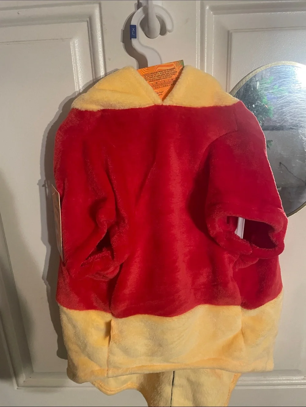 Disney Winnie the Pooh Red and Yellow Dog Hoodie